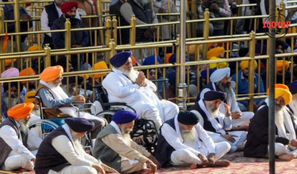 Sukhbir Singh Badal Punishment