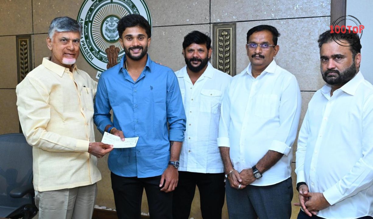 Nitish Reddy Meet CM Chandra Babu Naidu