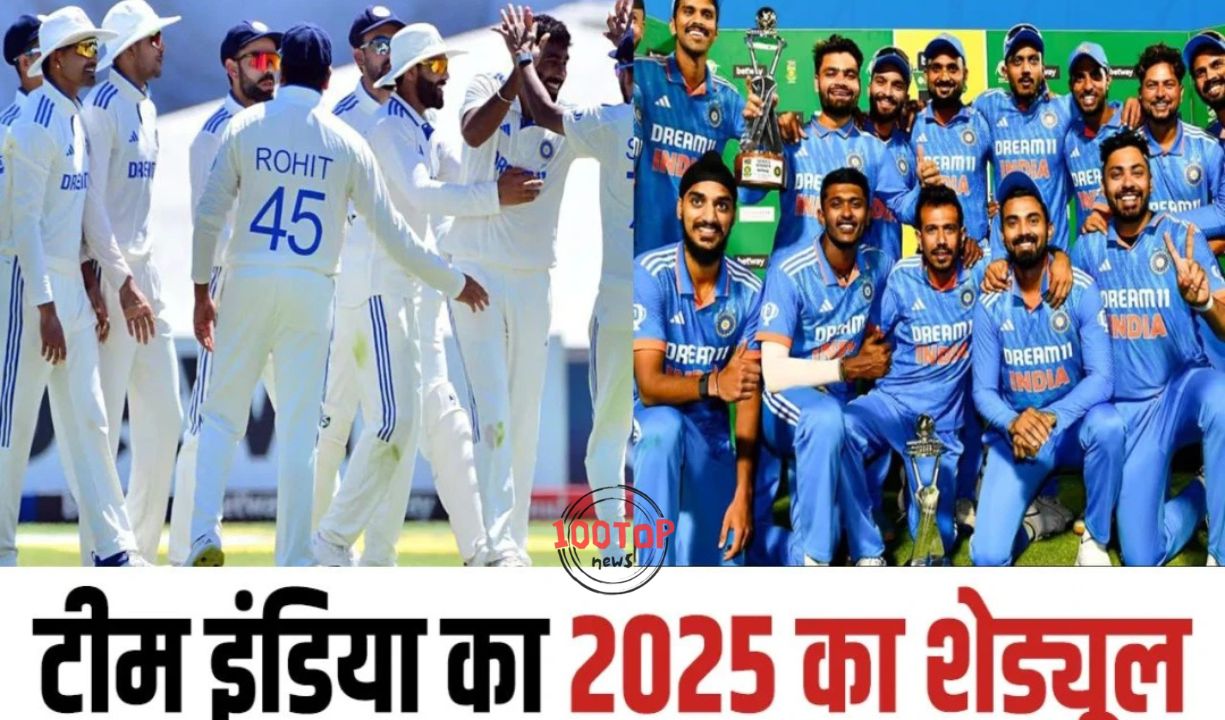 Team India Schedule for New Year 2025