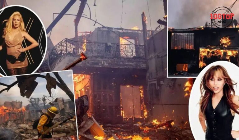 Hollywood Stars Homes Burned